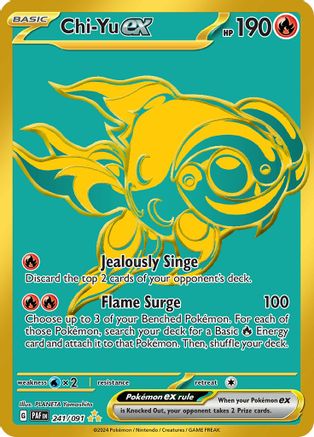 Chi-Yu ex [241/091] SV: Paldean Fates Pokemon