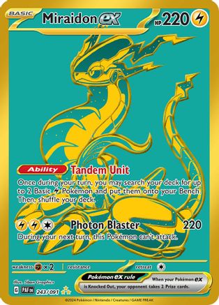 Miraidon ex [243/091] SV: Paldean Fates Pokemon