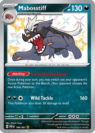 Mabosstiff - [188/091] SV: Paldean Fates Pokemon