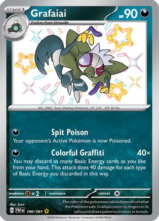 Grafaiai [190/091] SV: Paldean Fates Pokemon