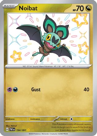 Noibat - [194/091] SV: Paldean Fates Pokemon