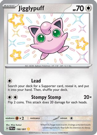 Jigglypuff [198/091] SV: Paldean Fates Pokemon
