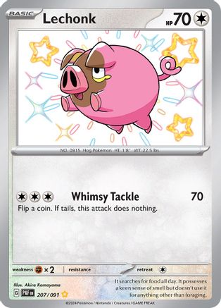 Lechonk - [207/091] SV: Paldean Fates Pokemon