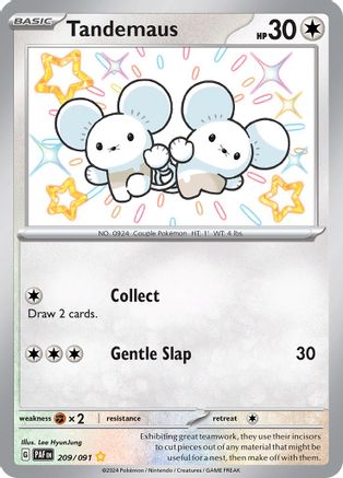 Tandemaus - [209/091] SV: Paldean Fates Pokemon