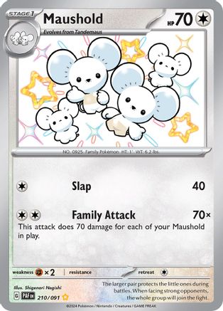 Maushold - [210/091] SV: Paldean Fates Pokemon