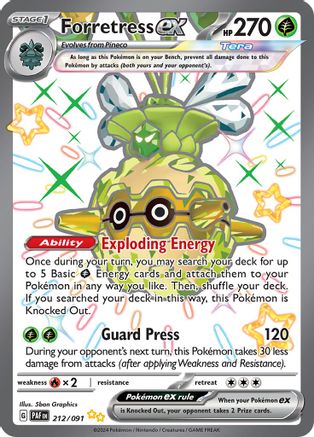 Forretress ex - [212/091] SV: Paldean Fates Pokemon