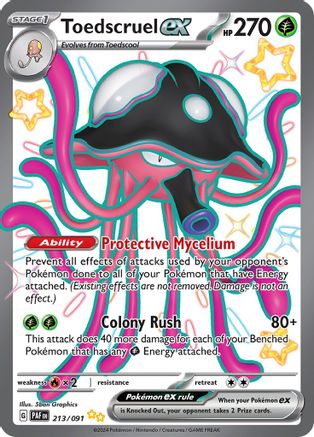 Toedscruel ex - [213/091] SV: Paldean Fates Pokemon