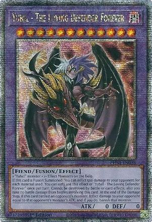 QUARTER CENTURY SECRET RARE Yubel - The Loving Defender Forever (Quarter Century Secret Rare) (PHNI-EN038) - Phantom Nightmare 1st Edition