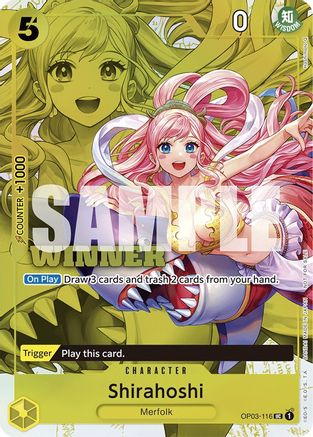 Shirahoshi (Winner Pack Vol. 6) (OP03-116) - One Piece Promotion Cards