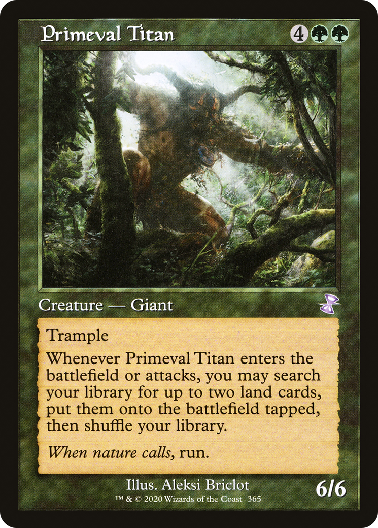 Primeval Titan (TSR-365) - Time Spiral Remastered - Magic The Gathering