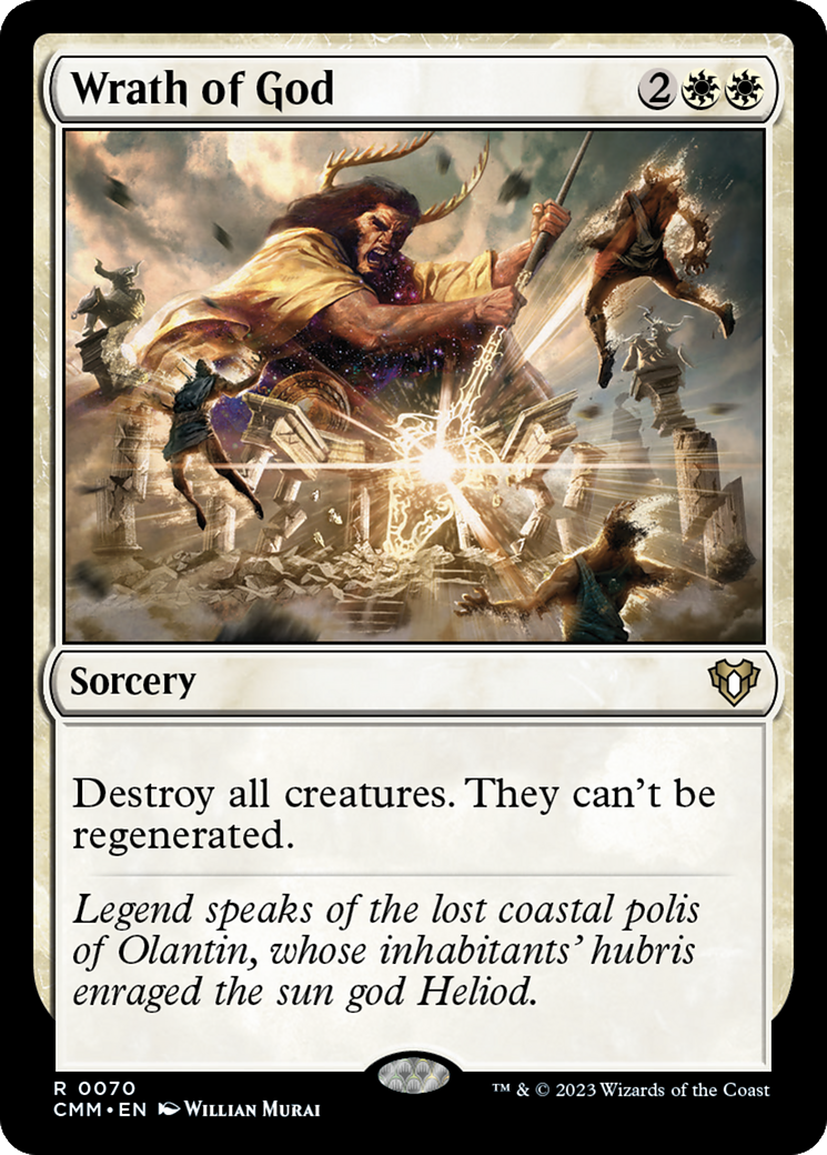 Wrath of God (CMM-070) - Commander Masters - Magic The Gathering