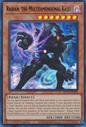 ULTRA RARE Radian, the Multidimensional Kaiju (BLC1-EN035) - Battles of Legend: Chapter 1 1st Edition