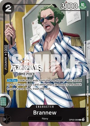 Brannew (Offline Regional 2024) [Participant] (OP03-089) - One Piece Promotion Cards