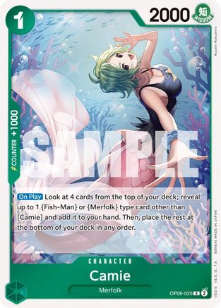Camie (OP06-025) One Piece - Wings of the Captain
