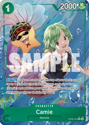 Camie (Alternate Art) (OP06-025) One Piece - Wings of the Captain