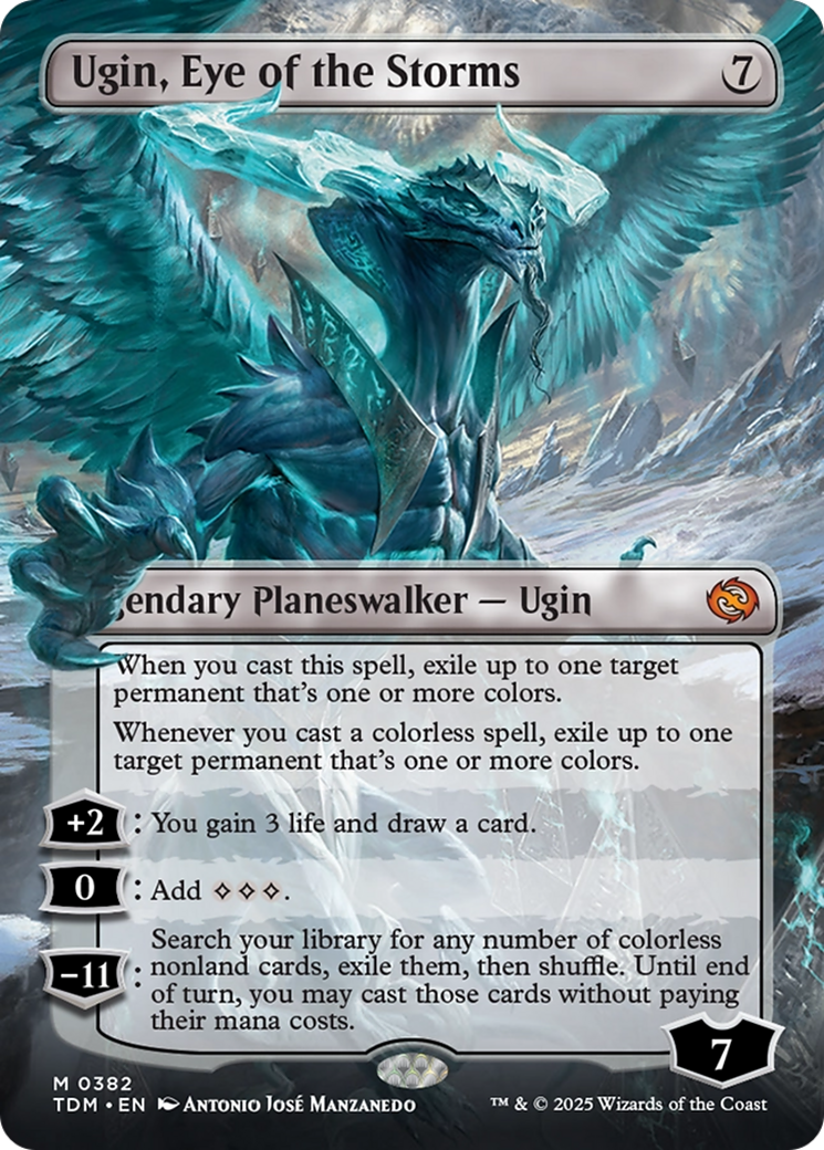 Ugin, Eye of the Storms // Ugin, Eye of the Storms (TDM-382) - Tarkir: Dragonstorm - Magic The Gathering
