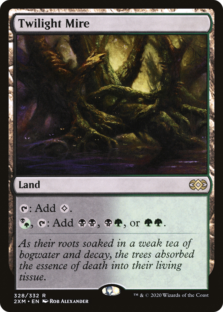 FOIL Twilight Mire (2XM-328) - Double Masters - Magic The Gathering