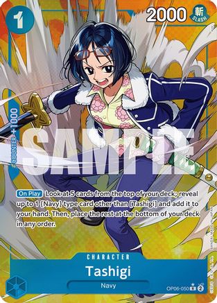 Tashigi (Alternate Art) (OP06-050) One Piece - Wings of the Captain