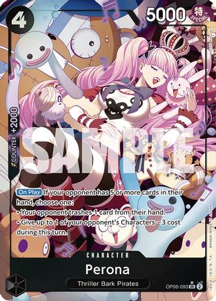 Perona (093) (Alternate Art) (OP06-093) One Piece - Wings of the Captain