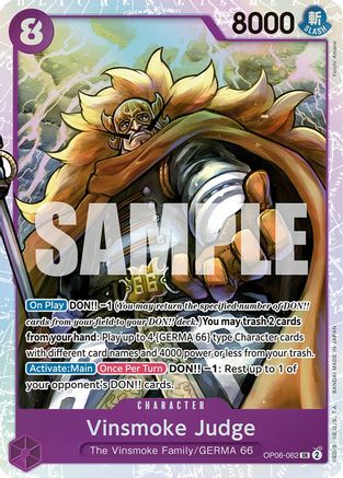 Vinsmoke Judge (OP06-062) One Piece - Wings of the Captain