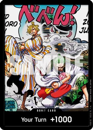 DON!! Card (Alternate Art) [OP06-DON] One Piece - Wings of the Captain