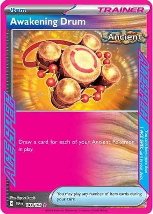 Awakening Drum 141/162 Pokemon SV05: Temporal Forces