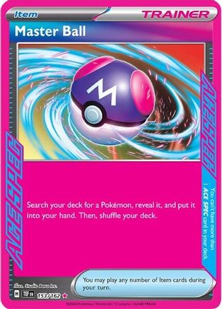 Master Ball 153/162 Pokemon SV05: Temporal Forces