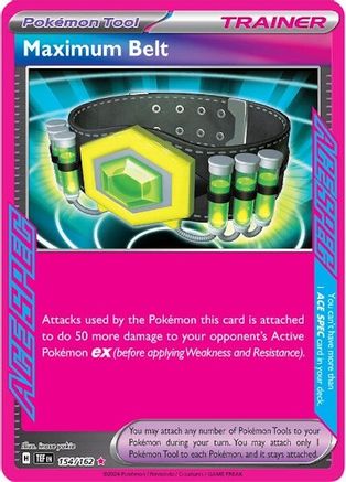 Maximum Belt 154/162 Pokemon SV05: Temporal Forces