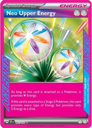Neo Upper Energy 162 /162 Pokemon SV05: Temporal Forces
