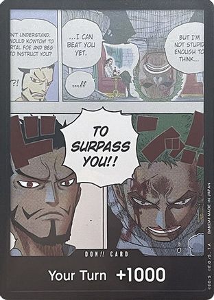 DON!! Card (Mihawk & Zoro) (Double Pack Set Vol. 3) - Wings of the Captain
