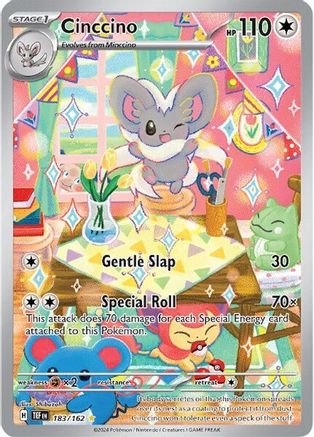 Cinccino - 183/162 Pokemon SV05: Temporal Forces