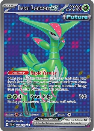 Iron Leaves ex - 186/162 Pokemon SV05: Temporal Forces