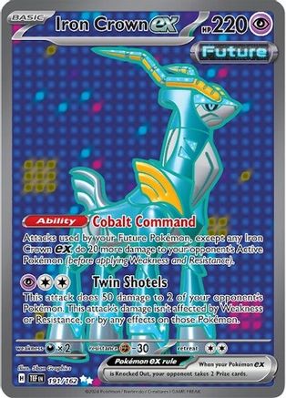 Iron Crown ex - 191/162 Pokemon SV05: Temporal Forces