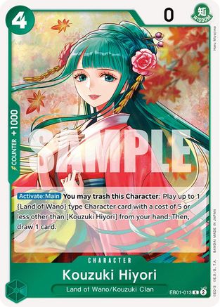 Kouzuki Hiyori (EB01-013) One Piece - Memorial Collection