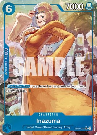 Inazuma (Alternate Art) (EB01-022) One Piece - Memorial Collection