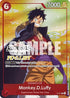 Monkey.D.Luffy (001) (Offline Regional 2024 Vol. 2) [Finalist] (P-001) - One Piece Promotion Cards