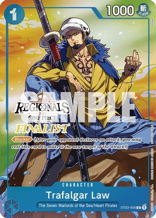 Trafalgar Law (Online Regional 2024 Vol. 2) [Finalist] (ST03-008) - One Piece Promotion Cards