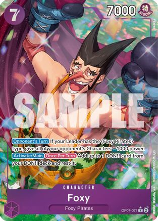Foxy (071) (Parallel) (OP07-071) One Piece - 500 Years in the Future