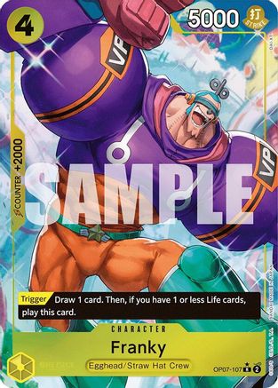 Franky (Parallel) (OP07-107) One Piece - 500 Years in the Future
