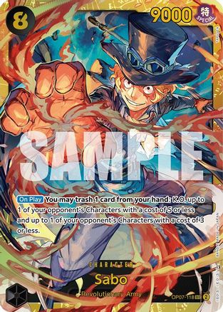 Sabo (OP07-118) One Piece - 500 Years in the Future