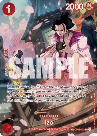 Izo (SP) (OP03-003) One Piece - 500 Years in the Future
