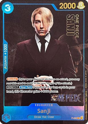 Sanji (Premium Card Collection -Live Action Edition-) (P-050) - One Piece Promotion Cards