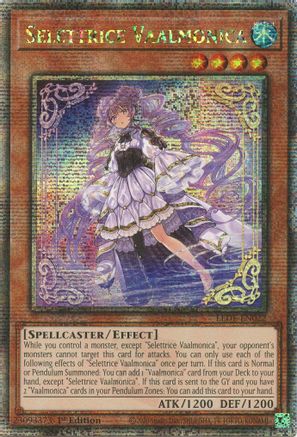 QUARTER CENTURY SECRET RARE Selettrice Vaalmonica (Quarter Century Secret Rare) (LEDE-EN022) - Legacy of Destruction 1st Edition