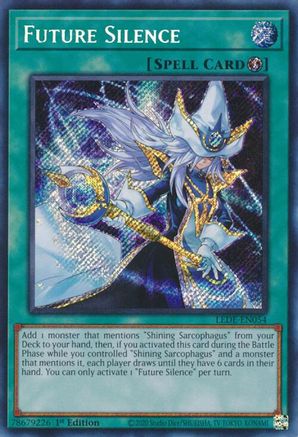 SECRET RARE Future Silence (LEDE-EN054) - Legacy of Destruction 1st Edition