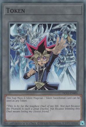 SUPER RARE Token: Yugi Muto and Silent Magician and Silent Swordsman (TKN5-EN005) - Legacy of Destruction Unlimited