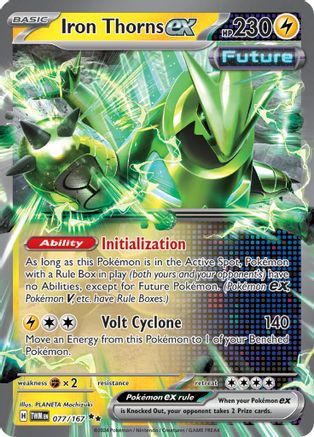Iron Thorns ex (077/167) SV06: Twilight Masquerade Pokemon