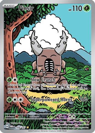 Pinsir (168/167) SV06: Twilight Masquerade Pokemon
