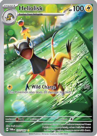 Heliolisk (177/167) SV06: Twilight Masquerade Pokemon