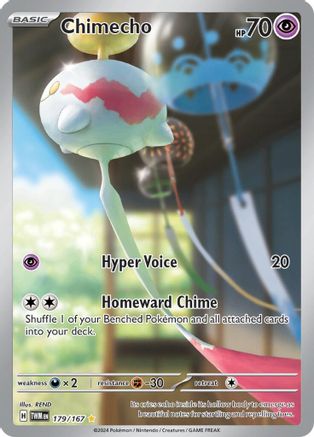 Chimecho (179/167) SV06: Twilight Masquerade Pokemon