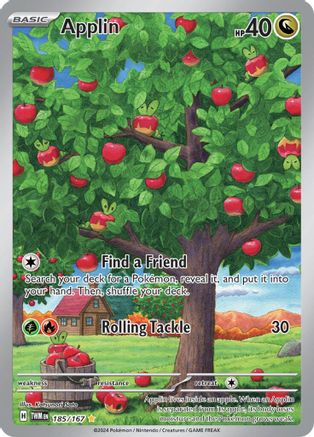 Applin (185/167) SV06: Twilight Masquerade Pokemon